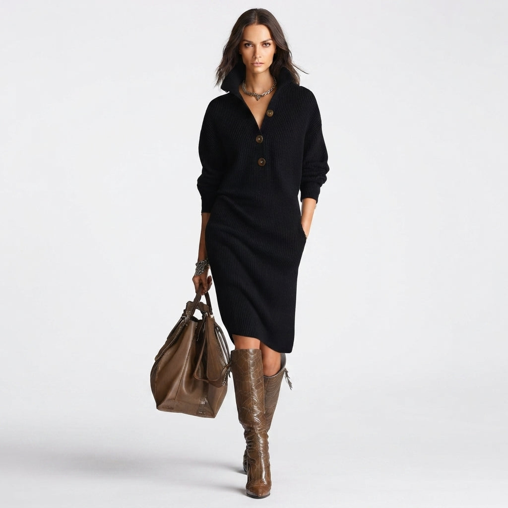 emma-roberts-ribbed-knit-midi-dress-with-button-collar-1.jpg