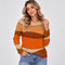 Emmeline Foster | 3D Floral Textured Round Neck Top - Orange