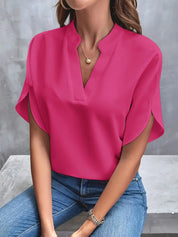 Juliette Moreau | Elegant V-Neck Blouse For Women