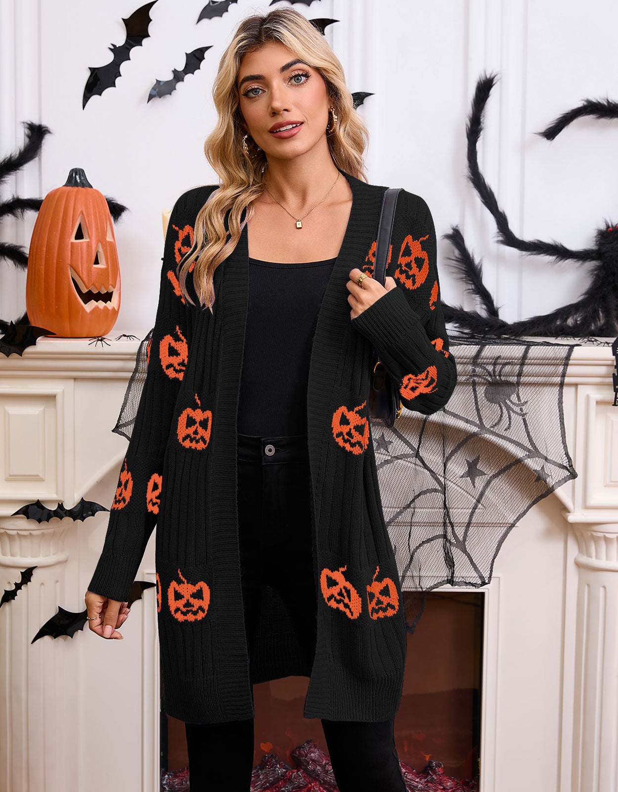 Pumpkin Patch | Pumpkin Halloween Sweater For Women
