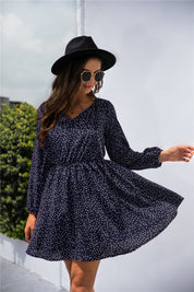 Freya Sinclair | Polka Dot A-Line Midi Dress For Women