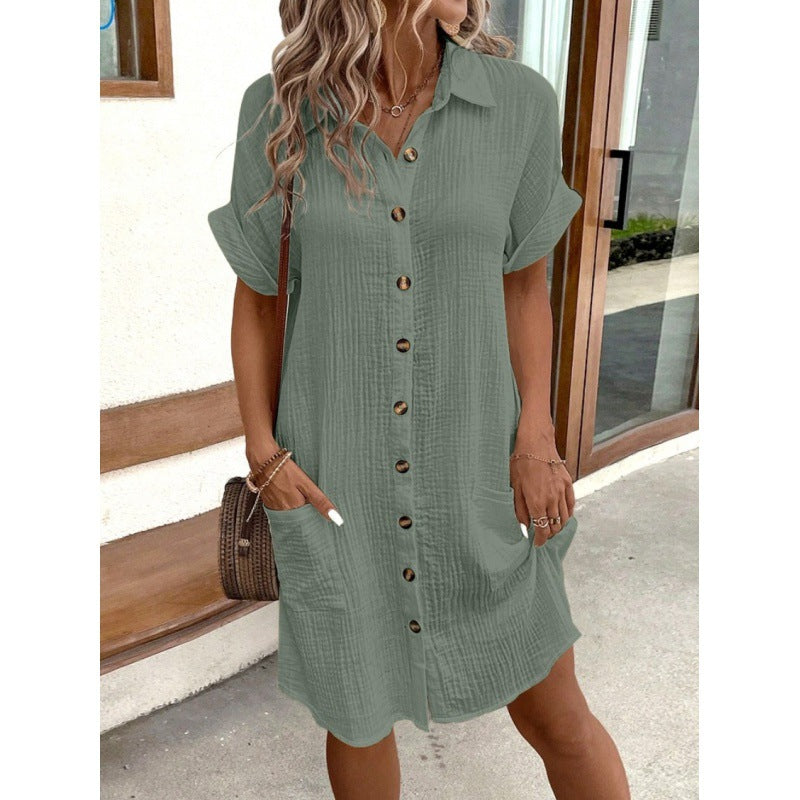 Victoria Monroe | Casual Shirt Dress For Women