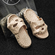 Count Midnight | Skull Halloween Slippers