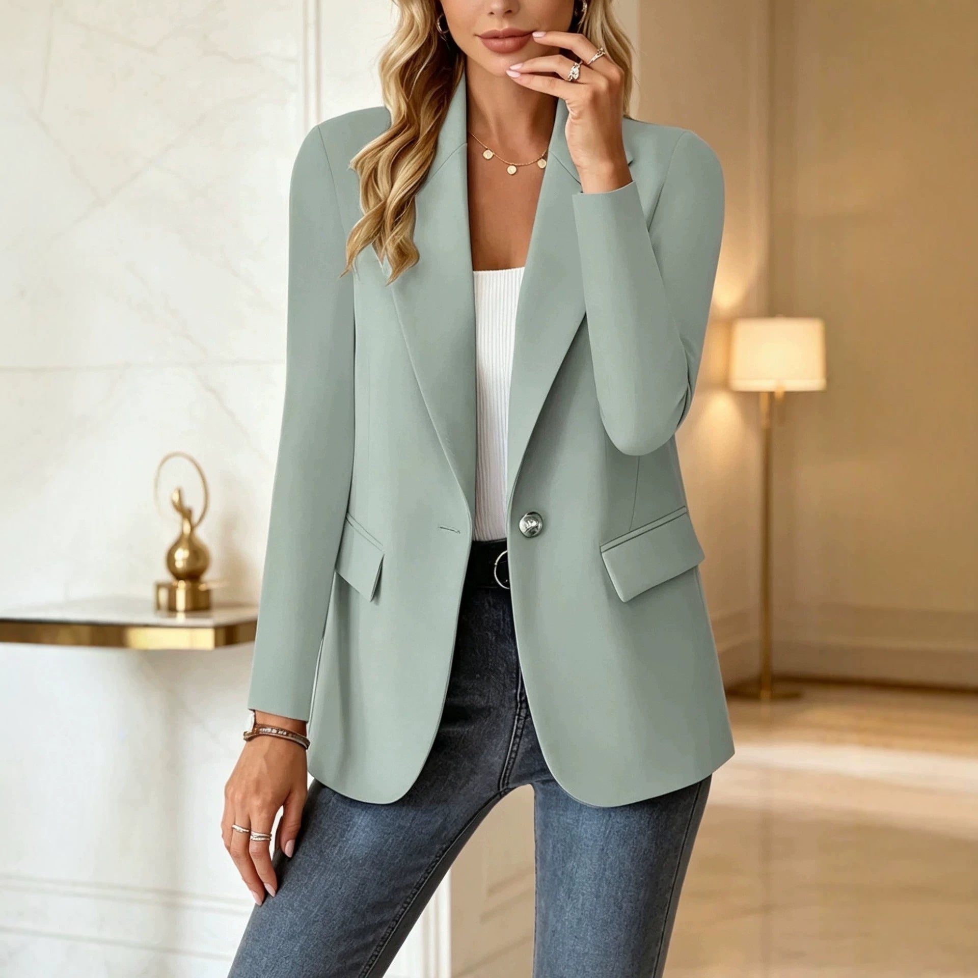 Isla Morris | Tailored Single-Button Blazer for Women