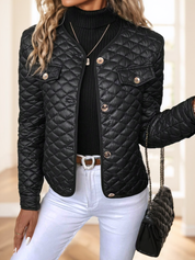 Maeve Jones | Manteau court matelassé à losanges