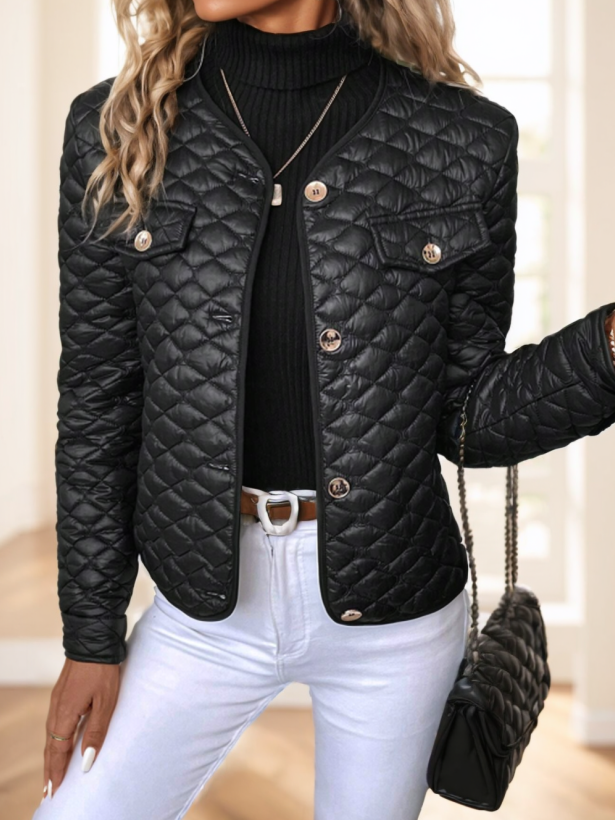 Maeve Jones | Manteau court matelassé à losanges