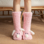 Daisy Nelson | Fluffy Dog Slipper Socks – Knee-High & Non-Slip