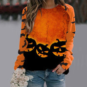 Midnight Bat | Witch Halloween Sweater For Women