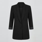 Florence Wood | Longline Notched Collar Blazer