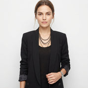 Florence Wood | Longline Notched Collar Blazer