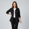Frances Hobbs | Khaki Drawstring Waist Windbreaker Jacket - Black