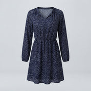 Freya Sinclair | Polka Dot A-Line Midi Dress For Women