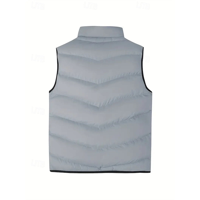 Florence Shaw | Red Quilted Padded Gilet for Women