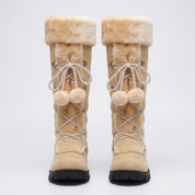Grace Hughes | Bottes à hauteur du mollet bordées de fourrure