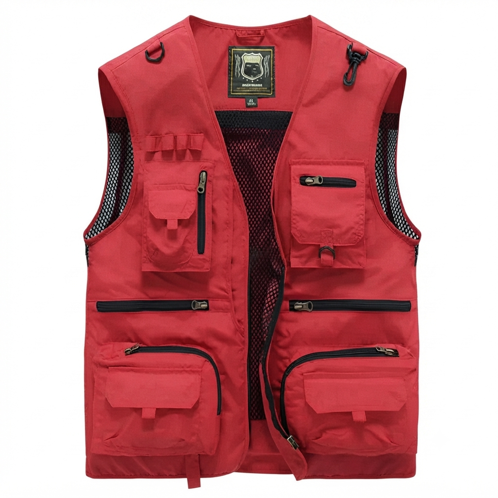 Harrison Blake | Multi-Pocket Utility Vest For Men