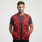 Harrison Blake | Multi-Pocket Utility Vest For Men
