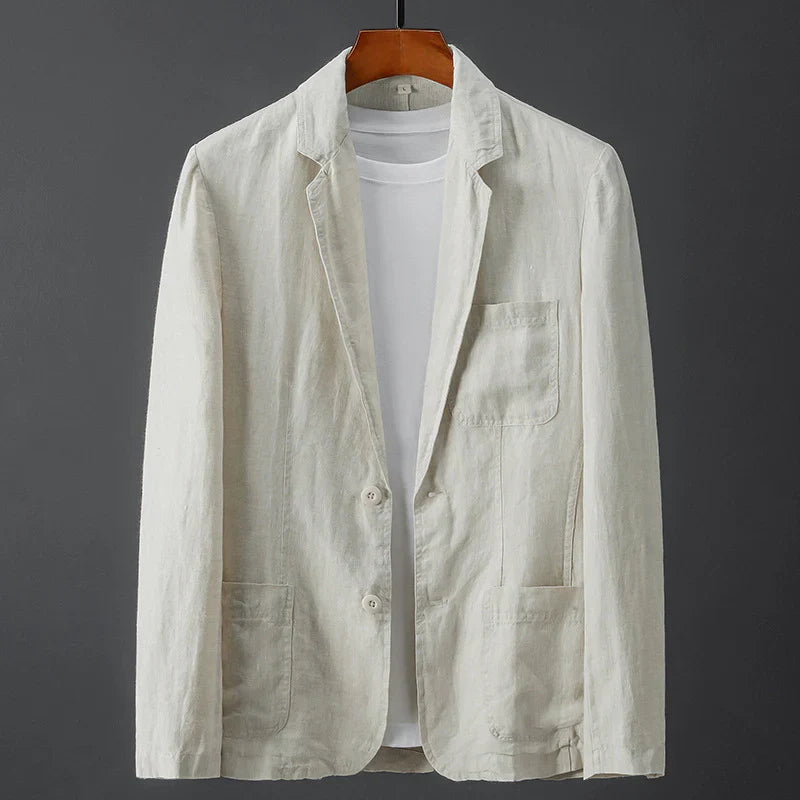 Lorenzo Vitale | Linen Tailored Luxe Blazer