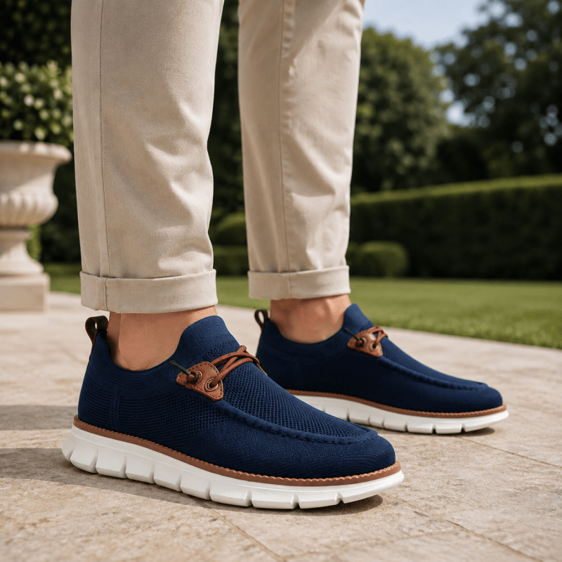 Desmond Hartley | Mocassins tricotés à enfiler pour homme