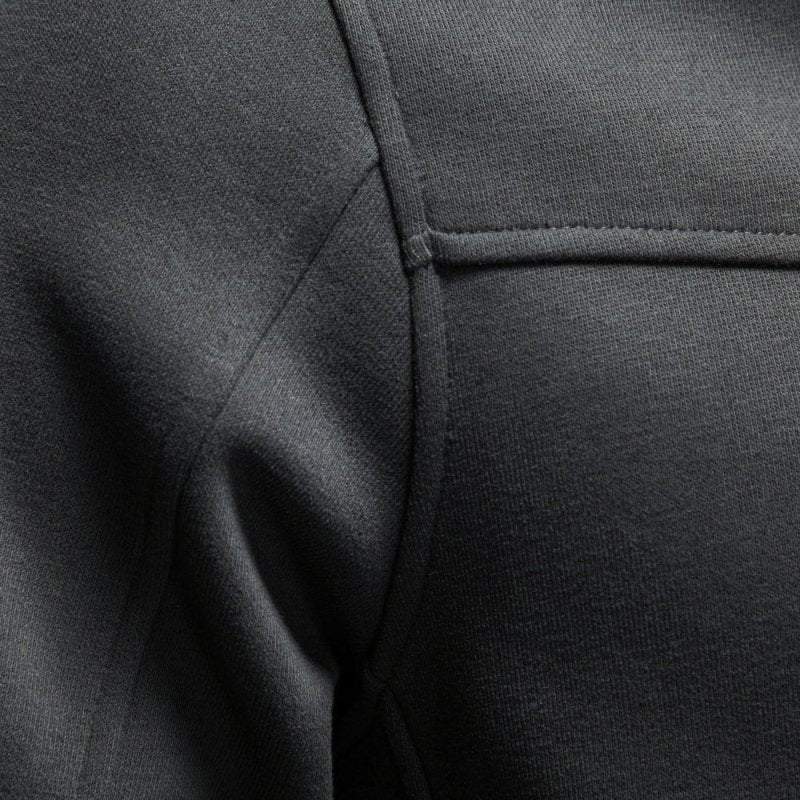 Miles Sinclair | Pull mélangé en coton à col zippé quart de zip