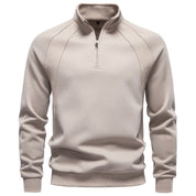 Nathaniel Cross | Quarter-Zip Cotton Sweater