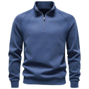 Nathaniel Cross | Quarter-Zip Cotton Sweater