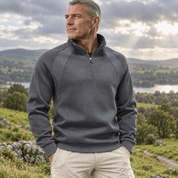 Nathaniel Cross | Quarter-Zip Cotton Sweater
