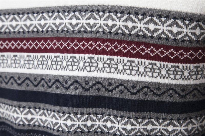 Winter Frost | Navy Fair Isle Christmas Sweater For Men