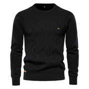 Rowan Ellis | Diamond-Knit Sweater For Men