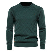 Rowan Ellis | Diamond-Knit Sweater For Men