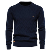 Rowan Ellis | Diamond-Knit Sweater For Men