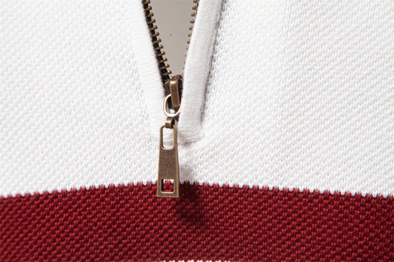 Rhys Fenwick | Colour-Block Quarter-Zip Sweater