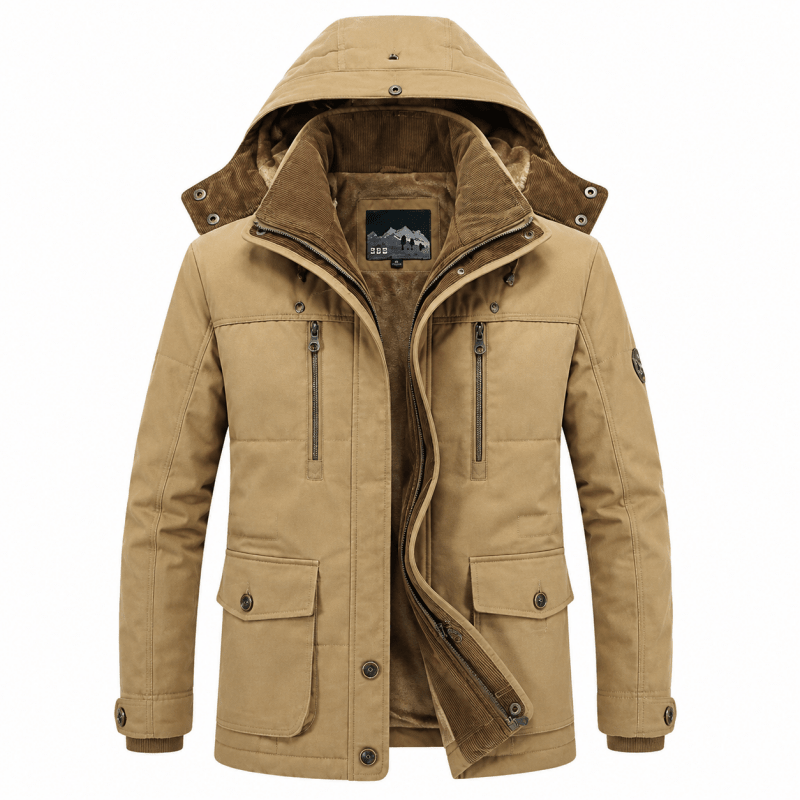 Jasper Thomas | Veste parka isolante à poches multiples