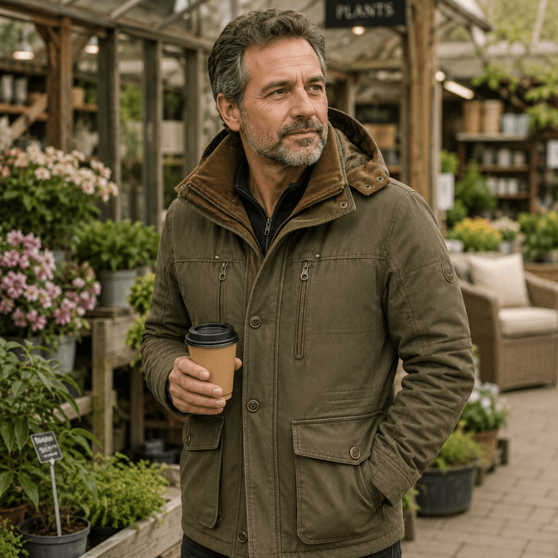 Jasper Thomas | Veste parka isolante à poches multiples