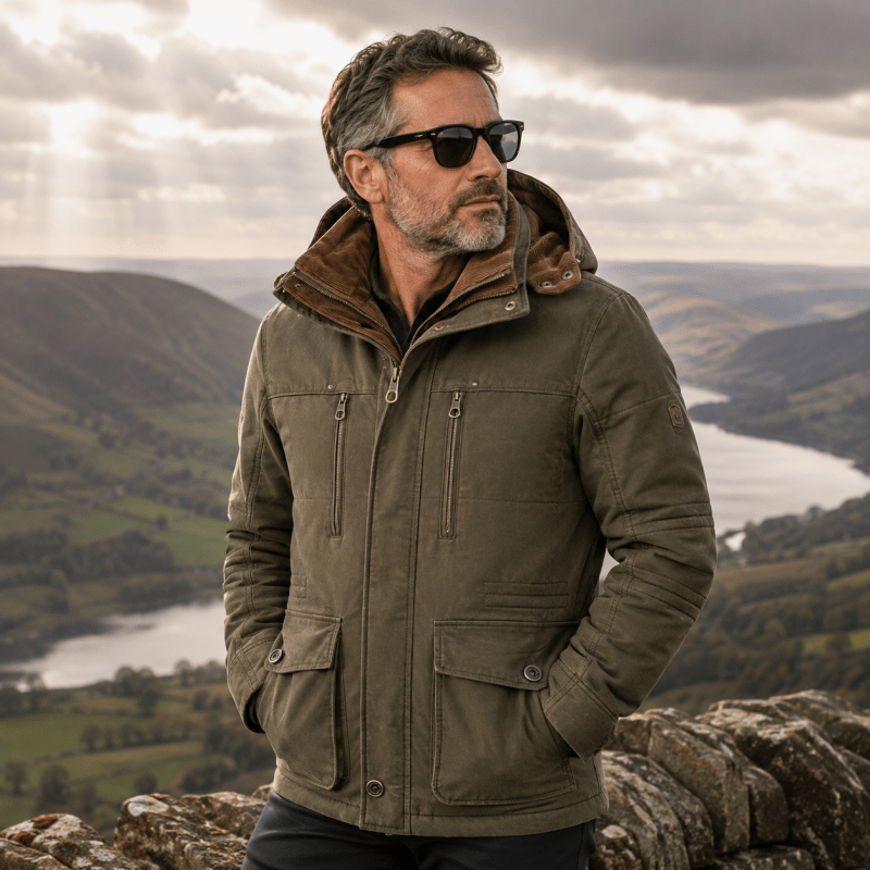 Jasper Thomas | Veste parka isolante à poches multiples