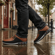 Reuben Fenwick | Chaussures de conduite en cuir vegan avec détail à lacets