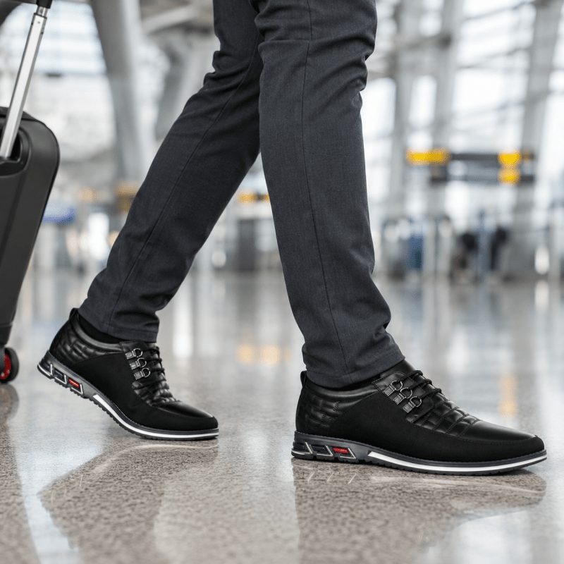 Reuben Fenwick | Chaussures de conduite en cuir vegan avec détail à lacets