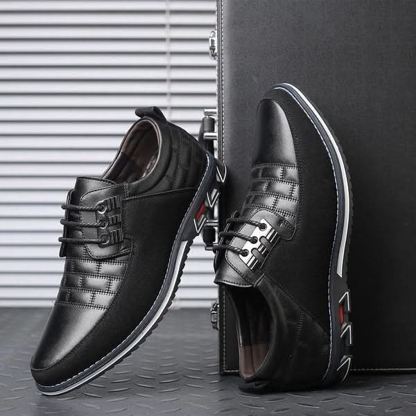 Reuben Fenwick | Vegan Leather Driving Shoes With Lace-Up Detail
