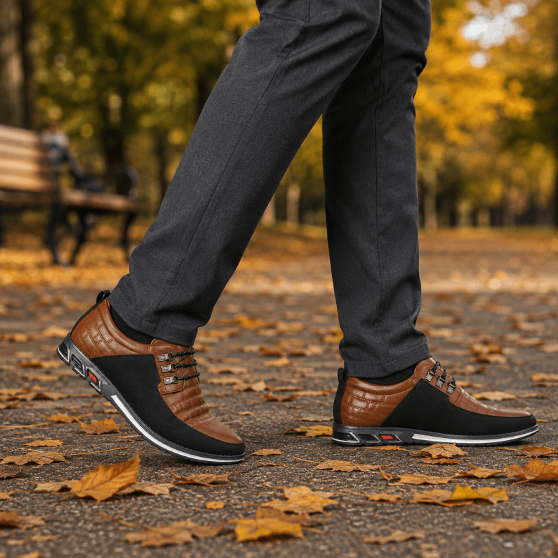 Reuben Fenwick | Chaussures de conduite en cuir vegan avec détail à lacets