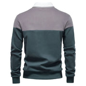 Sebastian Marlow | Colourblock Long-Sleeve Polo Jumper