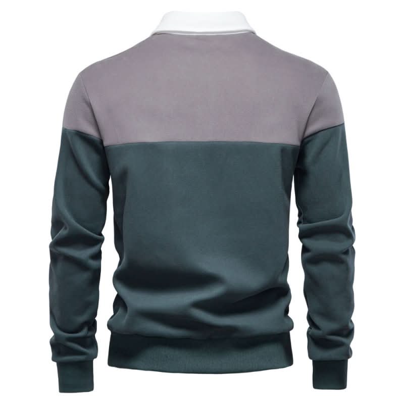 Sebastian Marlow | Colourblock Long-Sleeve Polo Jumper