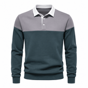 Sebastian Marlow | Colourblock Long-Sleeve Polo Jumper