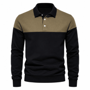 Sebastian Marlow | Colourblock Long-Sleeve Polo Jumper