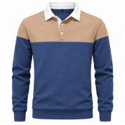 Sebastian Marlow | Colourblock Long-Sleeve Polo Jumper