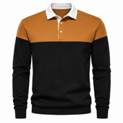 Sebastian Marlow | Colourblock Long-Sleeve Polo Jumper