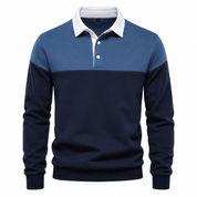 Sebastian Marlow | Colourblock Long-Sleeve Polo Jumper