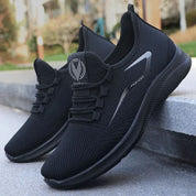 Ellis Thackeray | Grey Mesh Lace-Up Trainers
