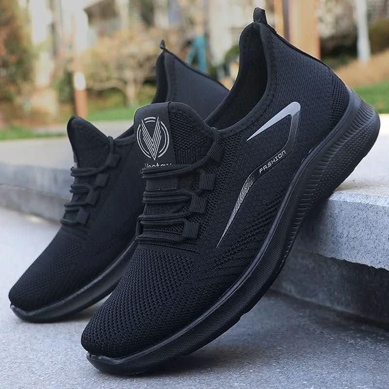 Ellis Thackeray | Grey Mesh Lace-Up Trainers