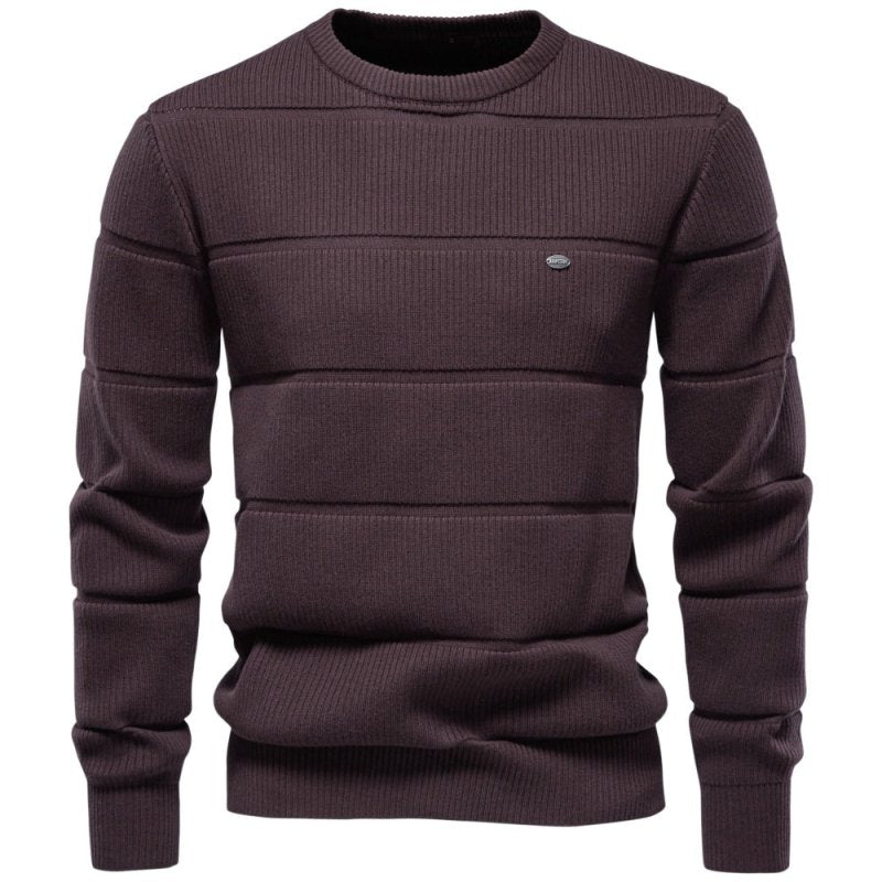 Rhys Cavendish | Pull à col rond riche en coton