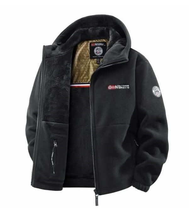 Miles Roberts | Sweat à capuche zippé Northpass doublé en polaire