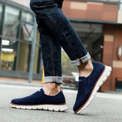 Percy Ainsworth | Knit Slip-On Trainers For Men